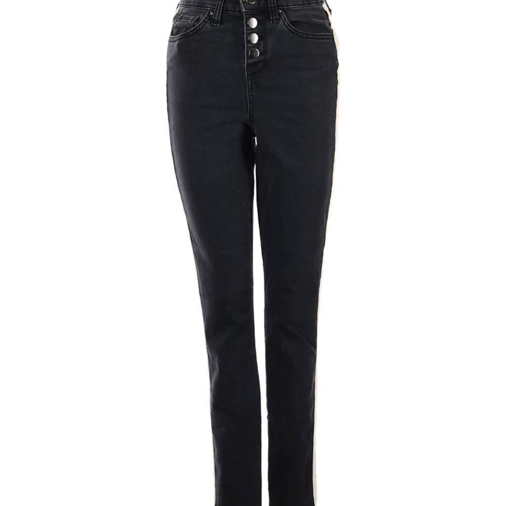 DNKY Ludlow High Rise Skinny With Beige Stripe Size 26 Item #58